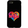 Unique Named Personalized Heart Tees Custodia per iPhone SE (2020) / 7/8 Maglietta con scritta I Heart Love Arnav e nome colorato