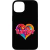 Unique Named Personalized Heart Tees Custodia per iPhone 13 Maglietta con scritta I Heart Love Turner e nome colorato