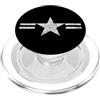 US AIR FORCE ROUNDEL AVIAZIONE MILITARE DEGLI STATI UNITI ROUNDEL PopSockets PopGrip per MagSafe