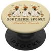 Southern Halloween Divertente Halloween anatra fantasma zucca del sud spettrale PopSockets PopGrip Adesivo