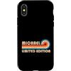 Retro Name Vault Custodia per iPhone X/XS MICHAEL Retro 70s 80s Sunset Stripe