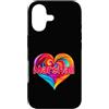 Unique Named Personalized Heart Tees Custodia per iPhone 17 Maglietta con scritta I Heart Love Marshall, con nome colorato