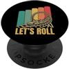 Roller Coaster Adventure Giro di divertimento del parco a tema delle montagne russe PopSockets PopGrip Adesivo
