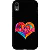 Unique Named Personalized Heart Tees Custodia per iPhone XR Maglietta con scritta I Heart Love Marshall, con nome colorato