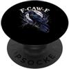 Crow Raven Corvid Humor F-Caw-F Corvo Corvo Umorismo Sarcastico Corvid PopSockets PopGrip Adesivo