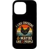 Farm Life Chicken Hen Lover Custodia per iPhone 14 Pro Max Mi piacciono le galline, forse 3 persone