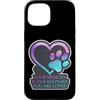 Your Memory Is Our Keepsake Pet Cat Dog Custodia per iPhone 15 La tua memoria è il nostro ricordo per animali domestici, gatti e cani, a forma di zampa a forma di cuore
