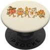 Teacher & Classroom Co. Carino Autunno Scuola Amici Libro Ghost PopSockets PopGrip Adesivo
