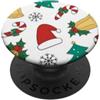 Christmas Xmas Tree Bell Grip Holder Christmas Xmas Tree Bell PopSockets PopGrip Adesivo