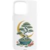 Gone Outside Custodia per iPhone 15 Pro Max Tranquillo Bonsai Albero e Luna