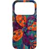 Modern Patch Collection Custodia per iPhone 17 Pro Tessuto contemporaneo con motivo floreale a scacchi