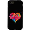 Unique Named Personalized Heart Tees Custodia per iPhone SE (2020) / 7/8 Maglietta con scritta I Heart Love Turner e nome colorato