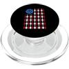 Funny Bowling Bowler Gifts Bowling Lover Bowling Bandiera Americana Bowling Pins Bowler Bowling Amante PopSockets PopGrip per MagSafe