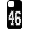 Vintage Varsity Athletic Numbers Custodia per iPhone 13 Numero 46 Varsity Jersey squadra sportiva giocatore