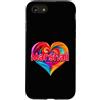 Unique Named Personalized Heart Tees Custodia per iPhone SE (2020) / 7/8 Maglietta con scritta I Heart Love Marshall, con nome colorato