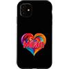 Unique Named Personalized Heart Tees Custodia per iPhone 11 Maglietta con scritta I Heart Love Milan