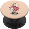 Spooky Hop Diner Co Carino Retro Ghost Diner Halloween Barboncino Gonna Milkshake PopSockets PopGrip Adesivo