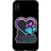 Your Memory Is Our Keepsake Pet Cat Dog Custodia per iPhone XS Max La tua memoria è il nostro ricordo per animali domestici, gatti e cani, a forma di zampa a forma di cuore