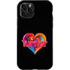 Unique Named Personalized Heart Tees Custodia per iPhone 11 Pro Maglietta con scritta I Heart Love Turner e nome colorato