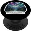 Aurora Borealis Northern Lights Products Aurora Boreale Aurora Boreale Cielo Notturno Natura Souvenir PopSockets PopGrip Adesivo