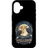 Jackie & Shadow Big Bear Bald Lake Eagle Custodia per iPhone 16 Jackie & Shadow Big Bear Valley, CA, emblema della luna con aquile calve