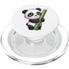 Cute Kawaii Animals Panda Lovers Apparel Carino Baby Panda con bastone di bambù Kawaii Panda Bear PopSockets PopGrip per MagSafe