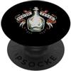 Antique Bottle Hunter Collector Apparel Bottle Digging Pontil Fever Antique Glass Collector PopSockets PopGrip Adesivo