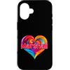 Unique Named Personalized Heart Tees Custodia per iPhone 16 Maglietta con scritta I Heart Love Marshall, con nome colorato