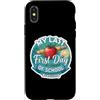 My Last First Day of School Retiring Pro Custodia per iPhone X/XS Il mio ultimo primo giorno di scuola in pensione insegnante in pensione