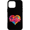 Unique Named Personalized Heart Tees Custodia per iPhone 16 Pro Max Maglietta con scritta I Heart Love Turner e nome colorato
