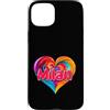 Unique Named Personalized Heart Tees Custodia per iPhone 15 Plus Maglietta con scritta I Heart Love Milan