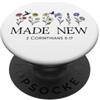 Sweatshirt Made New Baptism Shirt Christ Made New Baptism Christian Made New In Christ Jesus Cross PopSockets PopGrip Adesivo