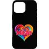 Unique Named Personalized Heart Tees Custodia per iPhone 16 Pro Max Maglietta con scritta I Heart Love Milan