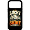 Lucky Detectorist Metal Detecting Humor Custodia per iPhone 17 Pro Max L'umorismo di Lucky Metal Detecting Do Not Wash Detectorist