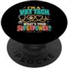 Vet Tech Veterinary Assistant Veterinari Im A Veterinario Qual è il tuo superpotere? PopSockets PopGrip Adesivo