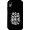 Medieval Knight Faith Crusader Warrior Custodia per iPhone XR La fede cavalca alla guerra cavaliere medievale crociato