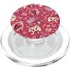 Cute Pink Gamer Aesthetic Pink Gamer Estetica Carino Controller Cuffie Archi Cuori PopSockets PopGrip per MagSafe