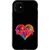 Unique Named Personalized Heart Tees Custodia per iPhone 11 Maglietta con scritta I Heart Love Turner e nome colorato