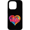 Unique Named Personalized Heart Tees Custodia per iPhone 15 Pro Maglietta con scritta I Heart Love Milan