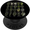 4MonsteraLovers Monstera Plant Chart Pianta d'appartamento Foglia Mamma PopSockets PopGrip Adesivo