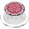 Graziosi disegni con motivi tie-dye Mandala colorato di tintura per cravatta PopSockets PopGrip per MagSafe