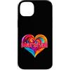 Unique Named Personalized Heart Tees Custodia per iPhone 14 Plus Maglietta con scritta I Heart Love Marshall, con nome colorato