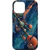 Modern Charm Collection Custodia per iPhone 12 mini Conchiglia e Talismano Stella Simbolo Mistico Estetico