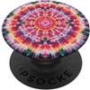 Graziosi disegni con motivi tie-dye Mandala colorato di tintura per cravatta PopSockets PopGrip Adesivo