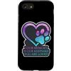 Your Memory Is Our Keepsake Pet Cat Dog Custodia per iPhone SE (2020) / 7/8 La tua memoria è il nostro ricordo per animali domestici, gatti e cani, a forma di zampa a forma di cuore