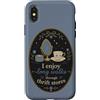 Thrift Store Findin Custodia per iPhone X/XS Citazione divertente del negozio dellusato antico amante lunghe passeggiate