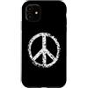 cute symbol design vintage distressed pe Custodia per iPhone 11 vendemmia, vecchio, angosciato, pace, segno, grungy, simbolo,