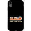 Retro Name Vault Custodia per iPhone XR MICHAEL Retro 70s 80s Sunset Stripe