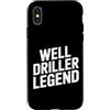 Water Well Driller Gifts / Well Drilling Custodia per iPhone X/XS Perforazione di pozzi di perforazione di pozzi d'acqua