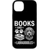 Funny Labradoodle And Book Design Custodia per iPhone 14 Plus Libri E Labradoodles Divertente Labradoodle